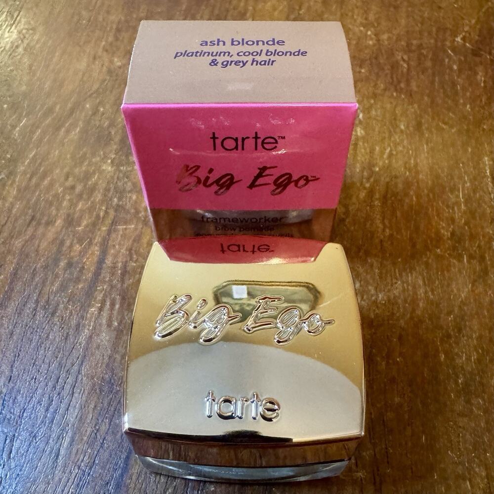Tarte Big Ego Frameworker Brow Pomade Ash Blonde 4g 0.14 Oz New In Box